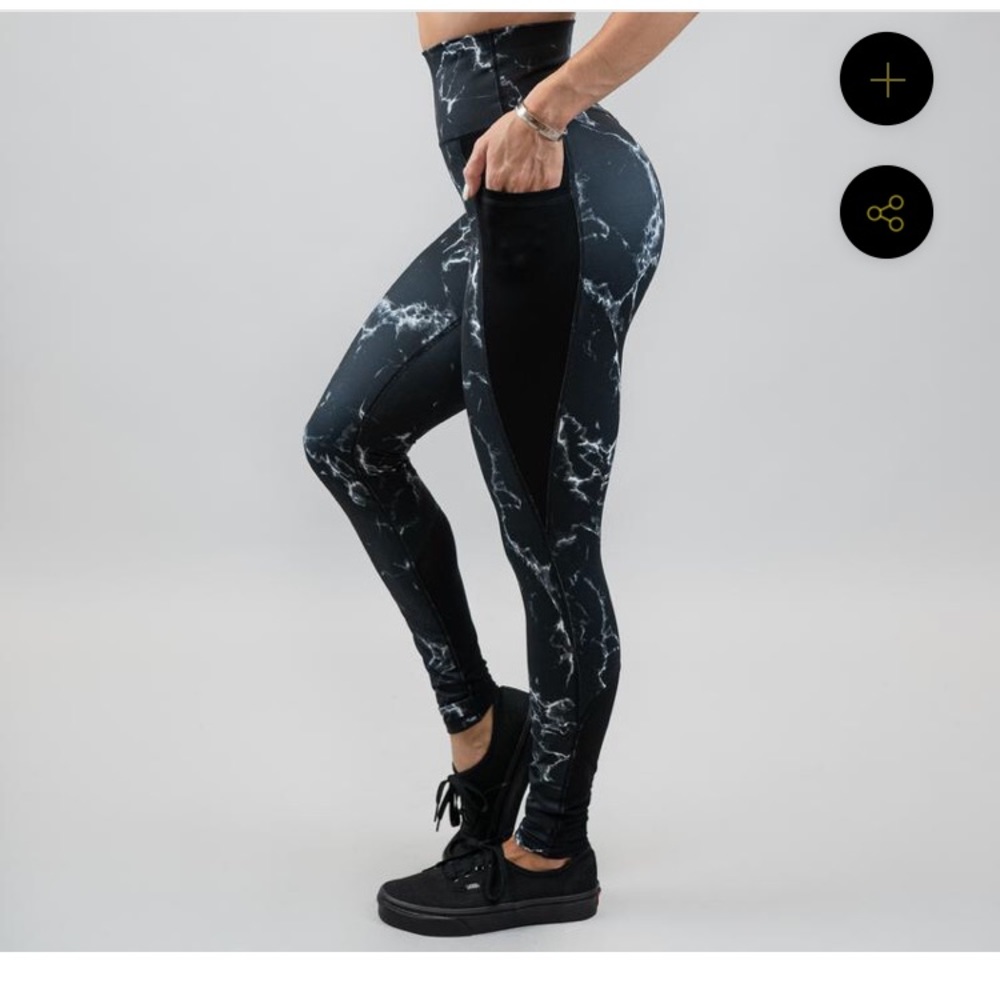 Buffbunny Collection Onyx Legging Black Marble M